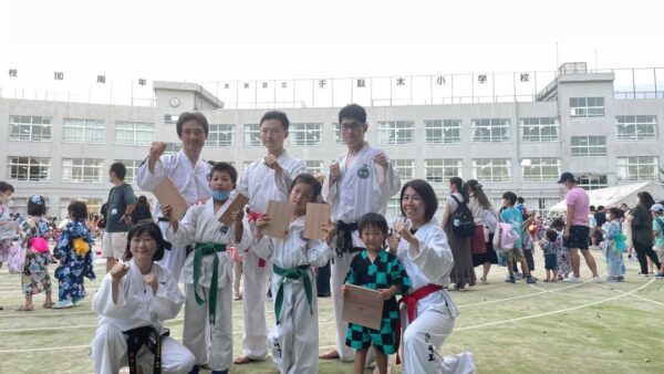 千駄木小学校サマーフェスティバル　テコンドー演武