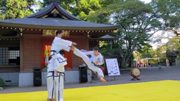 高麗神社 秋の武道演武会 テコンドー演武2023のお知らせ