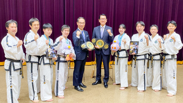 大野元裕埼玉県知事、立石泰広埼玉県議会議長 表敬訪問