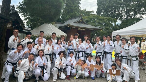 高麗神社 秋の武道演武会 テコンドー演武2025