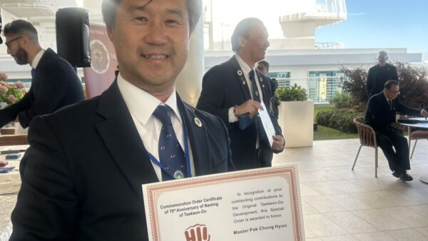 【第23回世界大会特集】朴禎賢師賢 ITFテコンドー70周年記念式典で功労賞を受賞