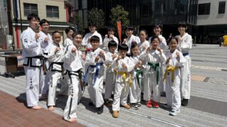 かわさきアジアンフェスタ テコンドー体験会・演武